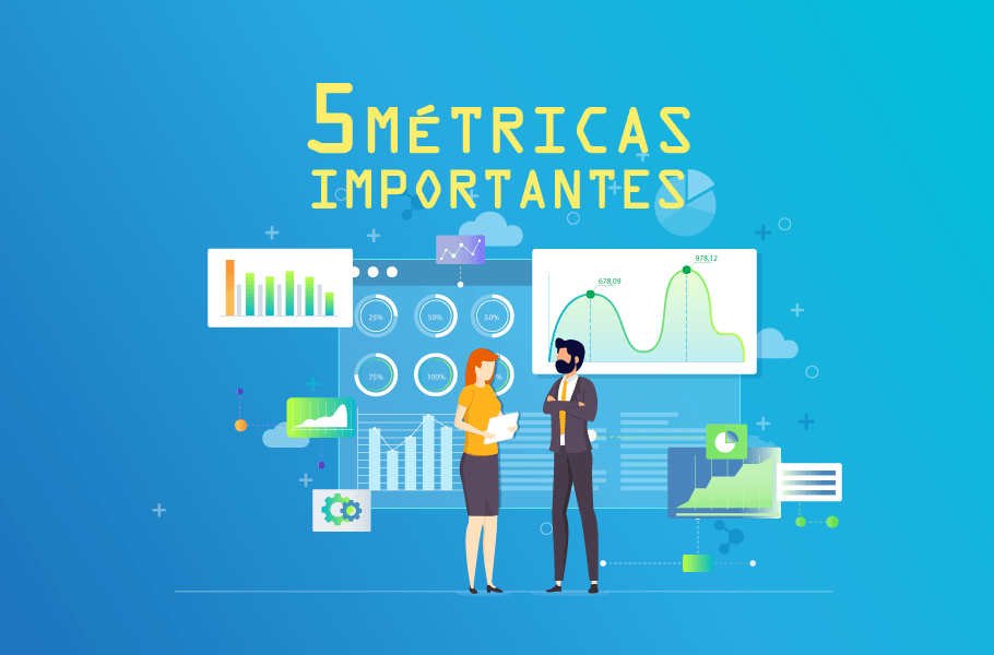 Dashboard de análise de marketing digital em um laptop, mostrando o crescimento de um negócio em Manaus.