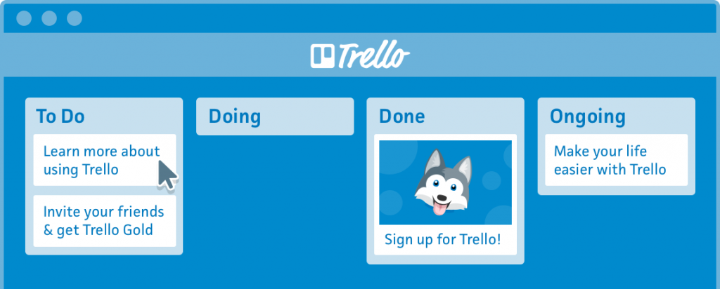 Software para produtividade - Trello