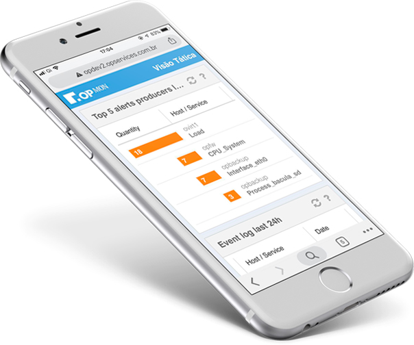 Gerenciamento de TI com visão mobile OpMon