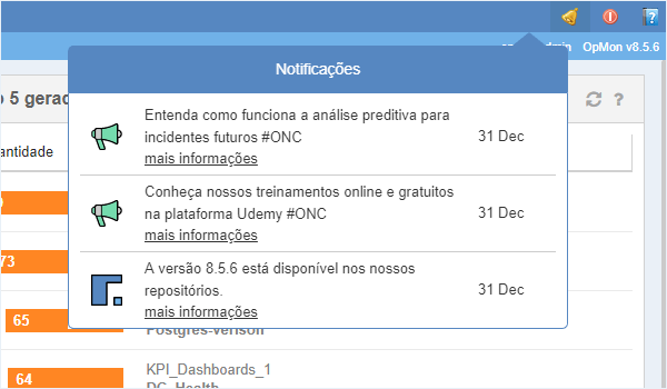 Notificações sobre incidentes futuros