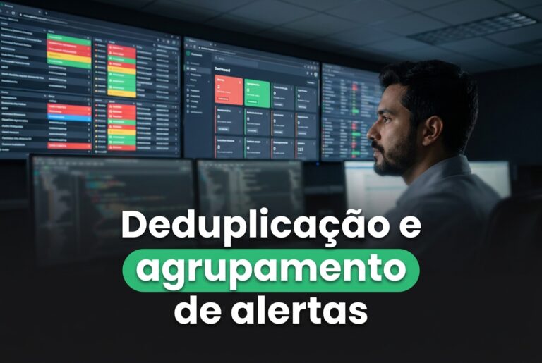 Deduplicação e agrupamento de alertas
