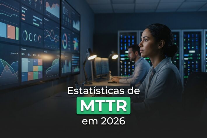 Estatísticas de MTTR e gestão de incidentes