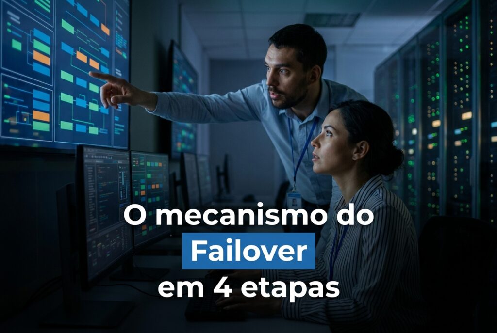 Failover automático: o mecanismo em 4 etapas