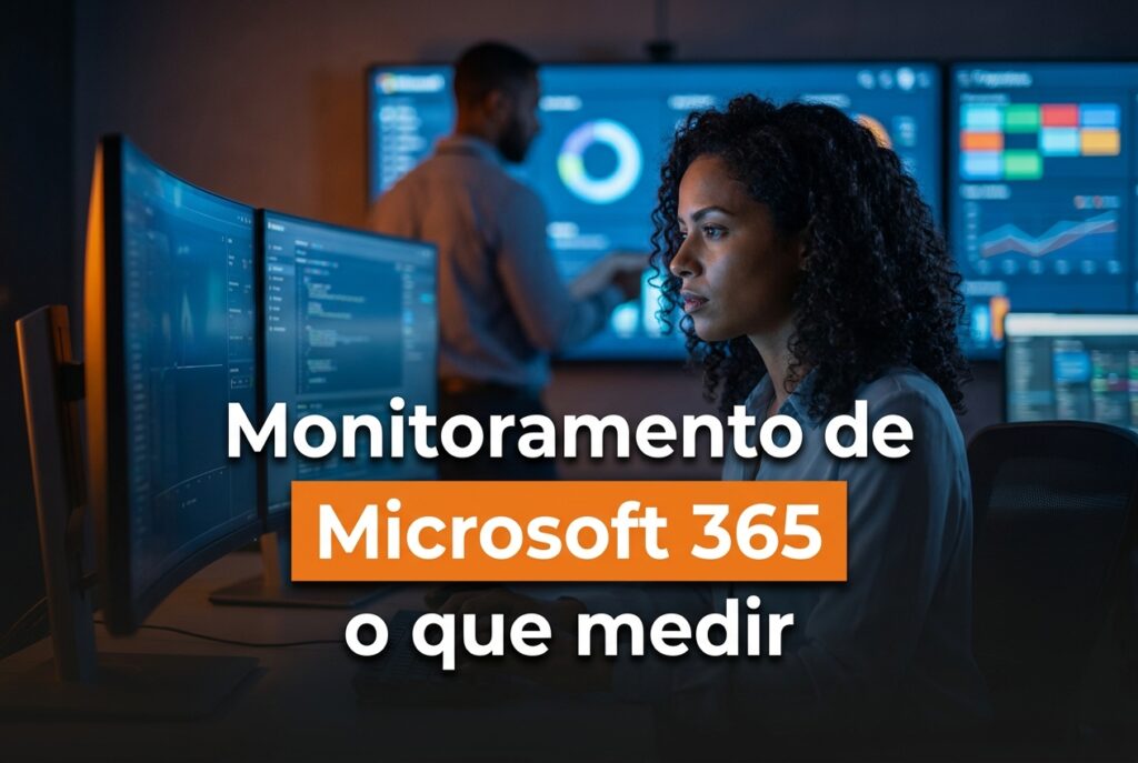 Monitoramento de Microsoft 365 em centro de operações de TI