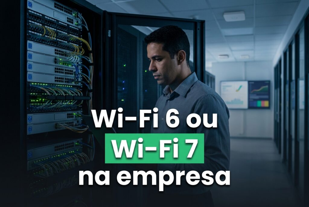 Wi-Fi 6 vs Wi-Fi 7 na rede corporativa